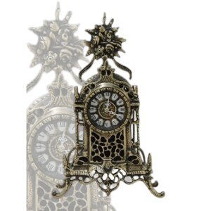 Часы бронзовые "Каферо", цвет темная бронза
