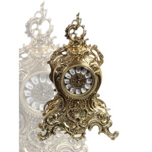 Часы из бронзы каминные "Барина", цвет золото