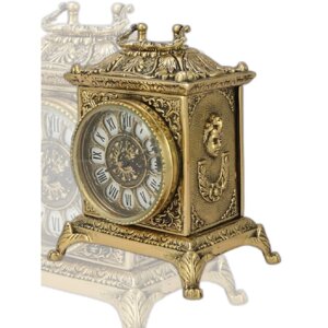 Часы из бронзы каминные "Чемоданчик"