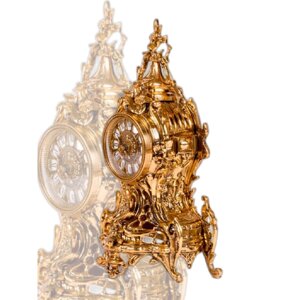 Часы из бронзы "Коста-Дорада", цвет золотой