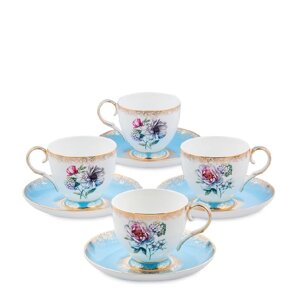 Чайный набор на 4 перс. Цветок Неаполя"Fiore Napoli Pavone)