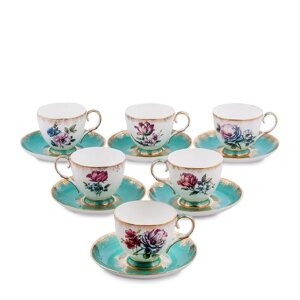 Чайный набор на 6 перс. Цветок Неаполя"Pavone)