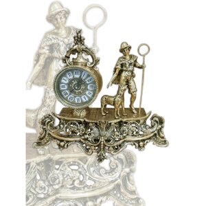 Каминные часы из бронзы "Карвальял"Bello De Bronze)