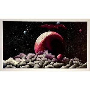Картина "Красная планета" со стразами Swarovski
