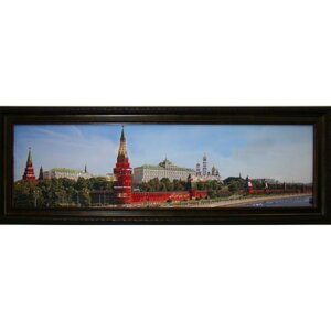 Картина "Кремлевская Набережная" со стразами Swarovski