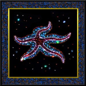 Картина с кристаллами Swarovski "Морская звезда"