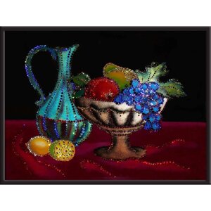 Картина с кристаллами Swarovski "Натюрморт с вазой"