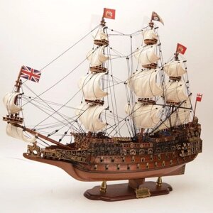 Модель корабля английского флота "Sovereign of the seas"Повелитель Морей), 80 см см