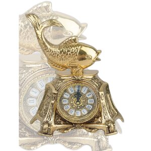 Настольные часы из бронзы "Три желания"