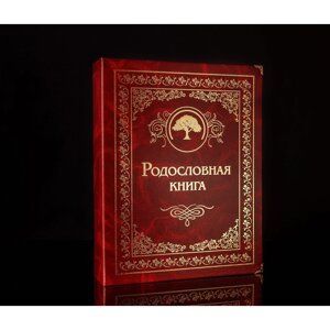 Семейный альбом родословная книга «Застолье», обложка балакрон, гранат