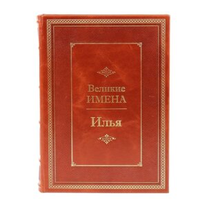 Книга подарочная в кожаном переплете "Илья (Великие имена)"