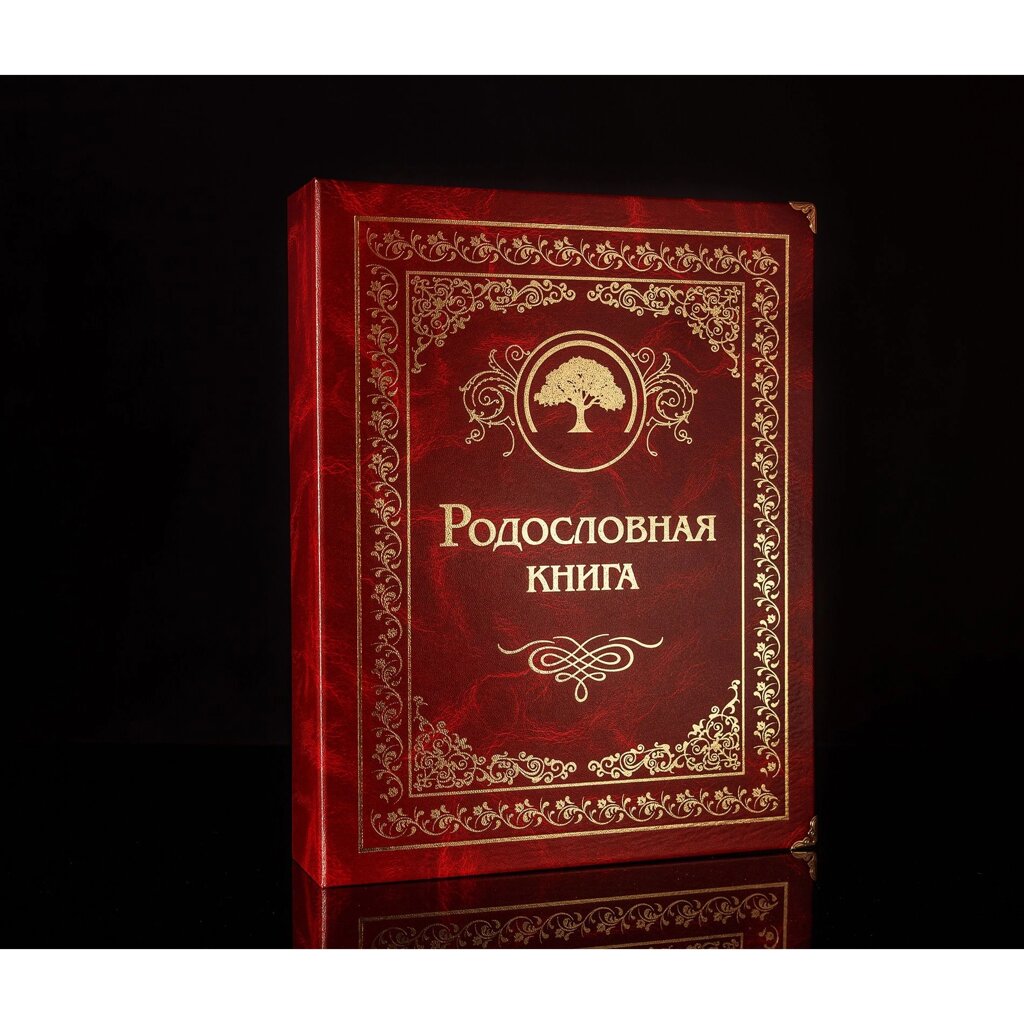 Семейный альбом родословная книга «Застолье», обложка балакрон, гранат от компании Тот подарок - фото 1