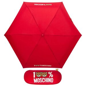 Зонт складной "100% Moschinо мини", красный