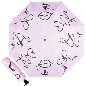 Зонт складной "Гимнастика", розовый