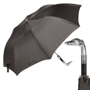 Зонт складной "Гончая в серебре" черный
