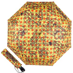 Зонт складной "Мультфильмы", желтый