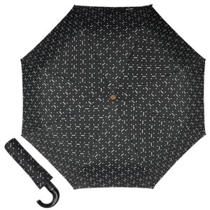 Зонт складной "Мужской в горошек, черный", мини