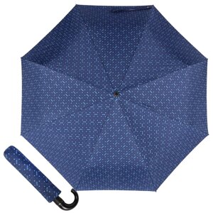 Зонт складной "Строгий синий"
