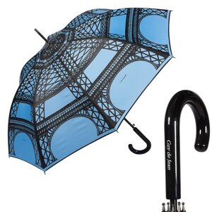 Зонт-трость "Эйфель", голубой
