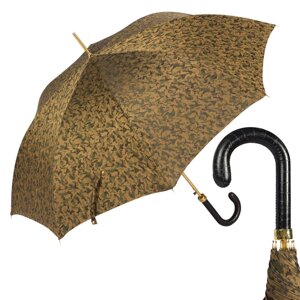 Зонт-трость "Лазерное отражение" оливковый