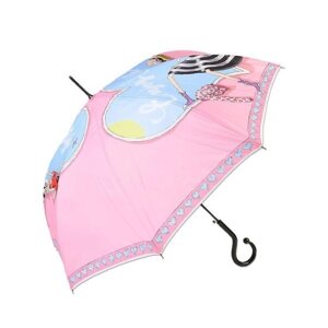 Зонт-трость "Оливия" розовый