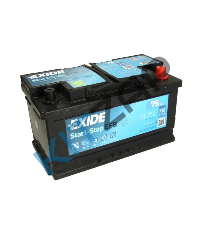 Аккумулятор Exide EL752 Hover от компании КСТ-ПРОГРЕСС - фото 1