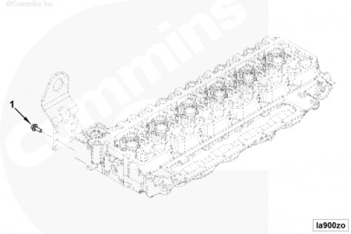 Болт крепления кронштейна подъемного механизма для двигателя Cummins 4ISBе 4.5L от компании КСТ-ПРОГРЕСС - фото 1