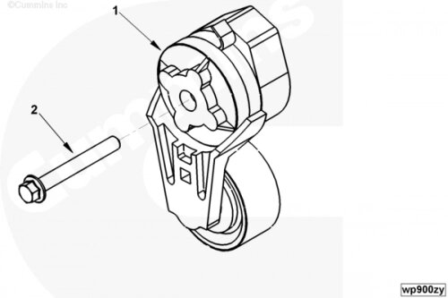 Болт крепления натяжителя ремня для двигателя Cummins 6ISBe 6.7L от компании КСТ-ПРОГРЕСС - фото 1