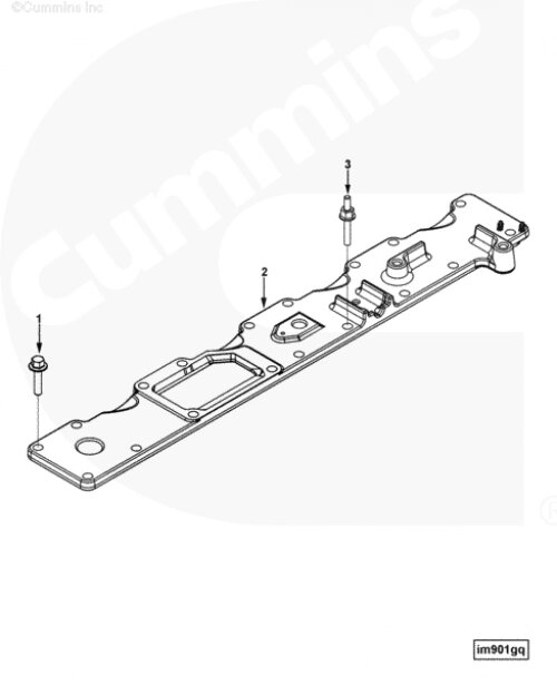 Болт крепления впускного коллектора для двигателя Cummins QSL 9L от компании КСТ-ПРОГРЕСС - фото 1