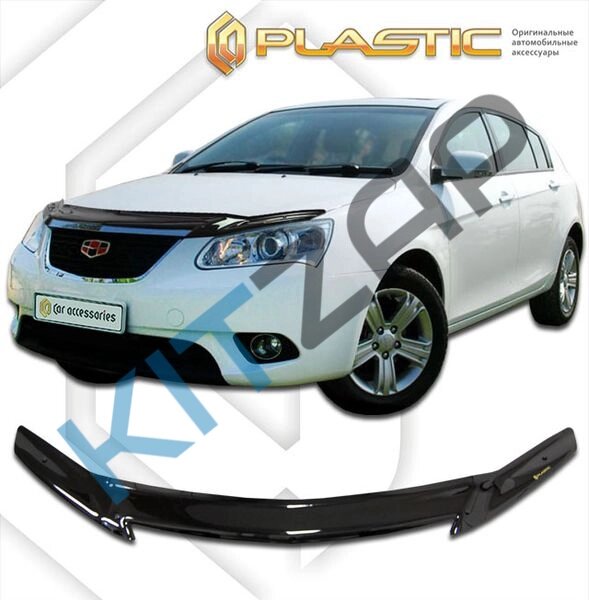 Дефлектор капота хетчбек "Фирма CA-plastic" черный 2010010109394 Geely Emgrand EC7 от компании КСТ-ПРОГРЕСС - фото 1