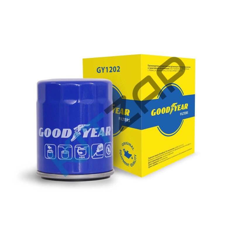 Фильтр масляный GoodYear GY1202 FAW V5 от компании КСТ-ПРОГРЕСС - фото 1