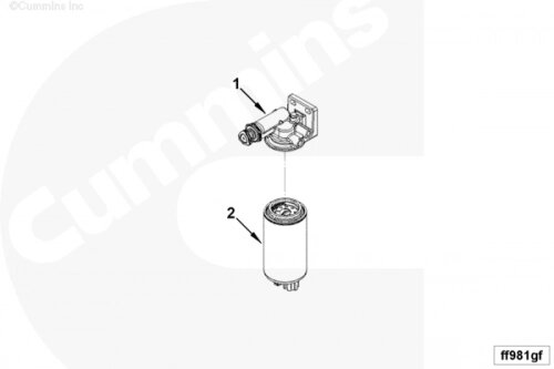 Фильтр топливный Fleetguard FS36209 для двигателя Cummins QSF2.8L от компании КСТ-ПРОГРЕСС - фото 1