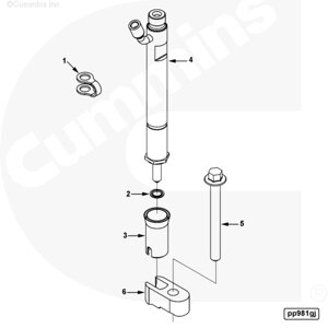 Форсунка для двигателя Cummins 6CT