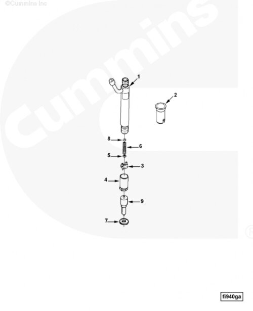 Форсунка для двигателя Cummins 6CT от компании КСТ-ПРОГРЕСС - фото 1