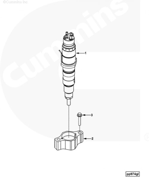 Форсунка для двигателя Cummins QSL 9L от компании КСТ-ПРОГРЕСС - фото 1