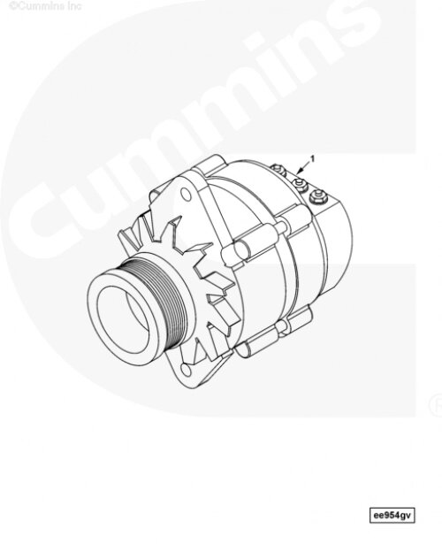 Генератор для двигателя Cummins 6CT от компании КСТ-ПРОГРЕСС - фото 1