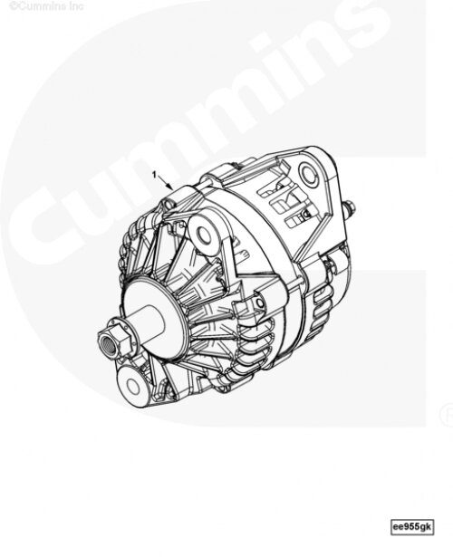 Генератор для двигателя Cummins ISLe 8.9L от компании КСТ-ПРОГРЕСС - фото 1