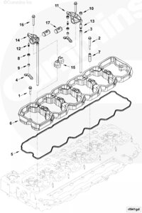 Коромысло клапана для двигателя Cummins 6ISBe 6.7L