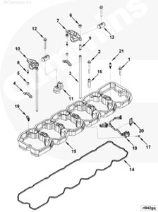 Коромысло клапана впускного для двигателя Cummins QSB 6.7L