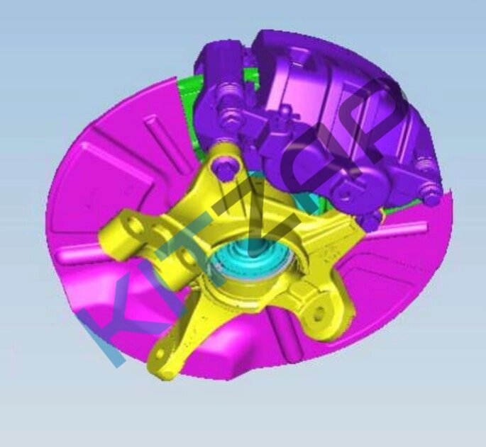 Кулак поворотный передний левый в сборе F16-3001007YT Jetour Dashing от компании КСТ-ПРОГРЕСС - фото 1