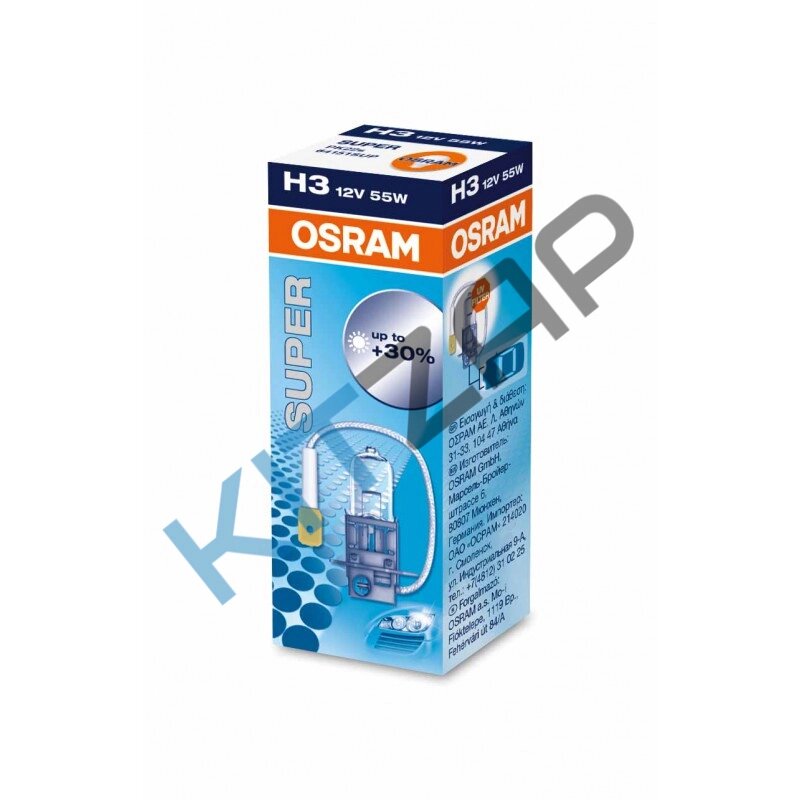 Лампа противотуманные фары Н3 OSRAM  64151 Lifan X60 от компании КСТ-ПРОГРЕСС - фото 1