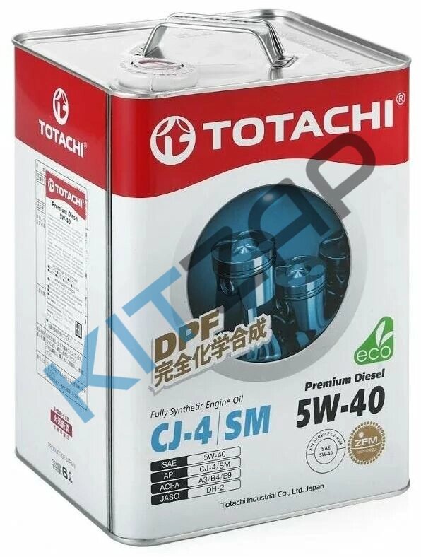 Масло моторное 5W40 TOTACHI 6л  11706 Dongfeng Captain T от компании КСТ-ПРОГРЕСС - фото 1