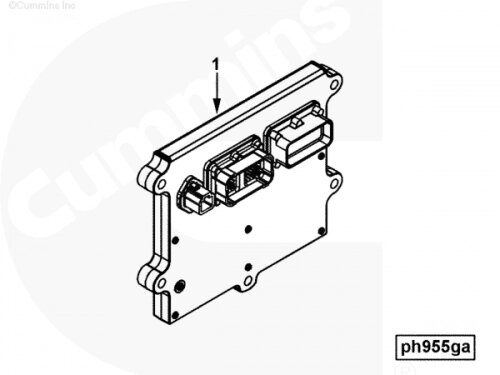 Модуль управления для двигателя Cummins ISLe 8.3L от компании КСТ-ПРОГРЕСС - фото 1
