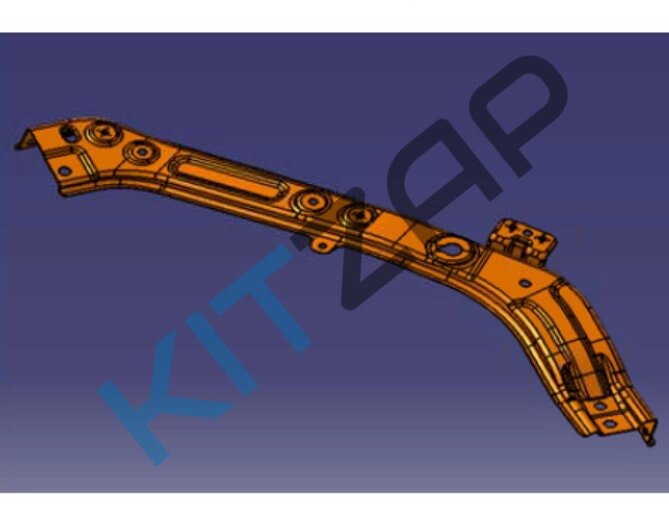 Панель передняя радиатора правая под фару F16-5300820CA-DY Jetour Dashing от компании КСТ-ПРОГРЕСС - фото 1