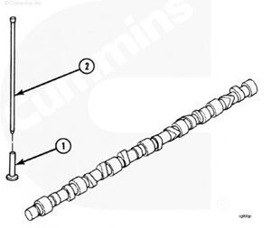 Толкатель клапана для двигателя Cummins A1400 A1700 A2300