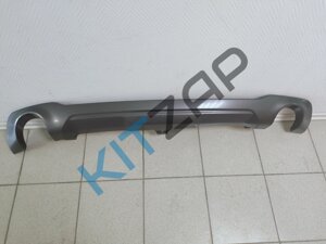 Накладка заднего бампера нижняя серебристая S111F271303-0604 Changan CS35 Plus NEW