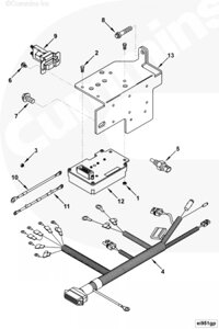Жгут проводов для двигателя Cummins 6BT / EQB