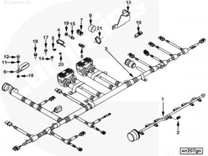 Жгут проводов для двигателя Cummins QSM 11L