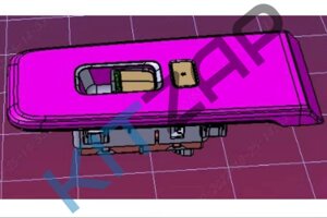 Кнопка стеклоподъемника одинарная с накладкой F16-3746050 Jetour Dashing