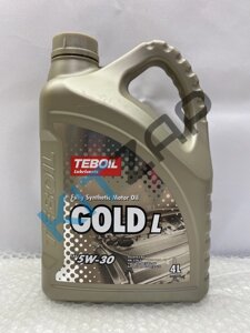 Масло моторное TEBOIL Gold L 5W-30 4L 3453935 Changan CS35